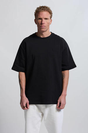 relaxed T-shirt zwart