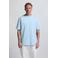 Vänner relaxed T-shirt met backprint lichtblauw