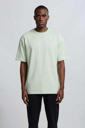 relaxed T-shirt lichtgroen