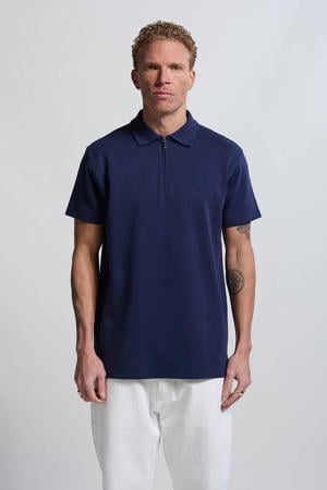 regular polo donkerblauw
