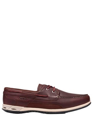 Orson Sail leren bootschoenen donkerbruin