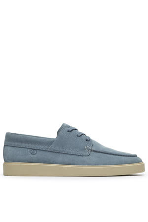 suède bootschoenen blauw