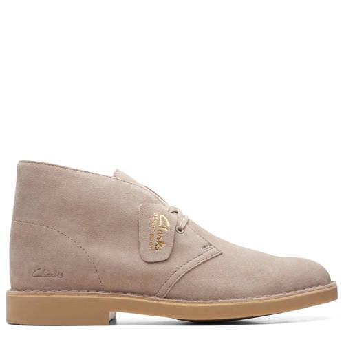 Clarks Evo suède veterboots beige afbeelding