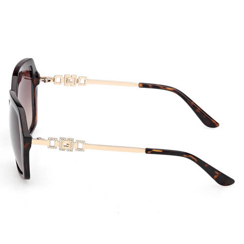 GUESS zonnebril GU00267 met tortoise print bruin afbeelding