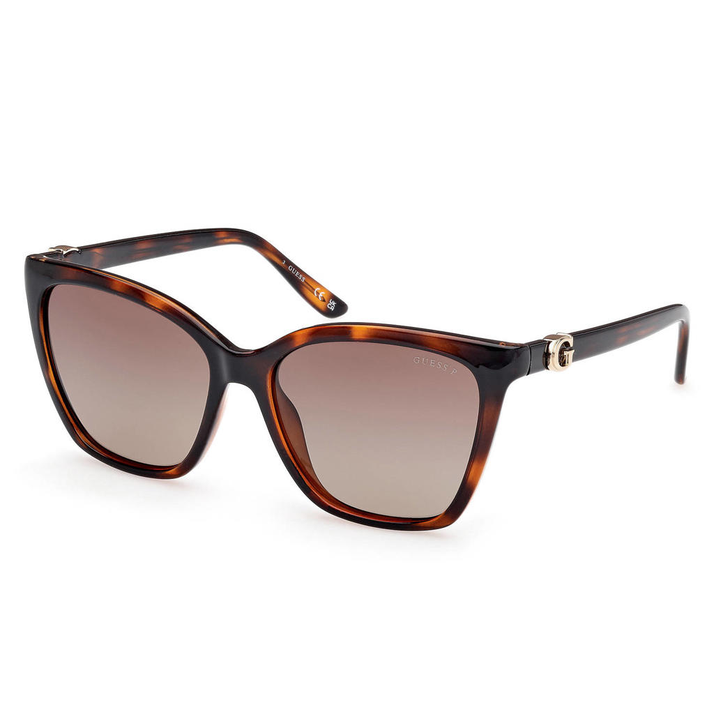 GUESS zonnebril GU00191 met tortoise print bruin