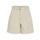 VILA denim regular high waist short beige