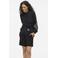 VILA regular high waist casual short met linnen zwart