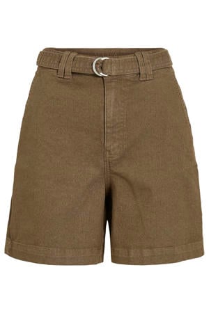denim regular high waist short bruin