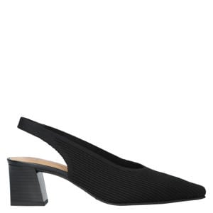 New Paris slingback pumps blokhak zwart