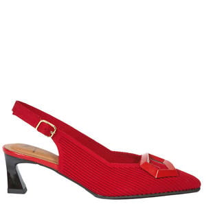 slingback pumps rood