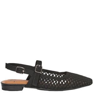 Bella slingback loafers zwart