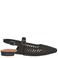 Miss Elastic Bella slingback loafers zwart