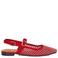 Miss Elastic Bella slingback loafers rood