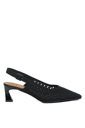 Flow slingback pumps zwart