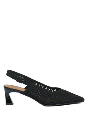 Flow slingback pumps zwart