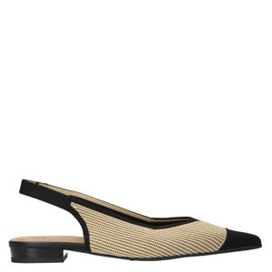 Marni slingback loafers beige/zwart