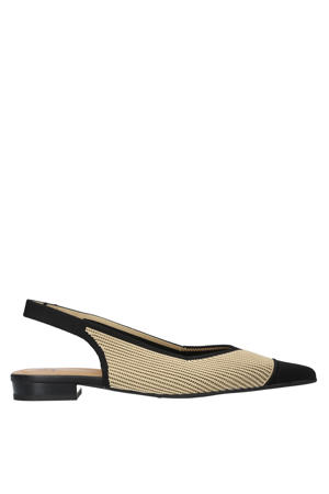 Marni slingback loafers beige/zwart