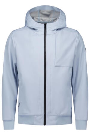 softshell jas lichtblauw