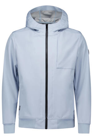 softshell jas lichtblauw