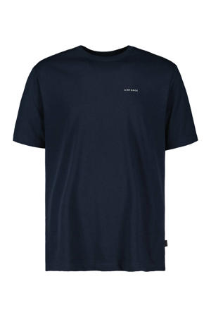 regular T-shirt donkerblauw