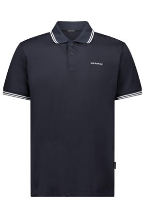 regular polo donkerblauw