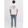 JJ REBEL relaxed T-shirt met backprint wit