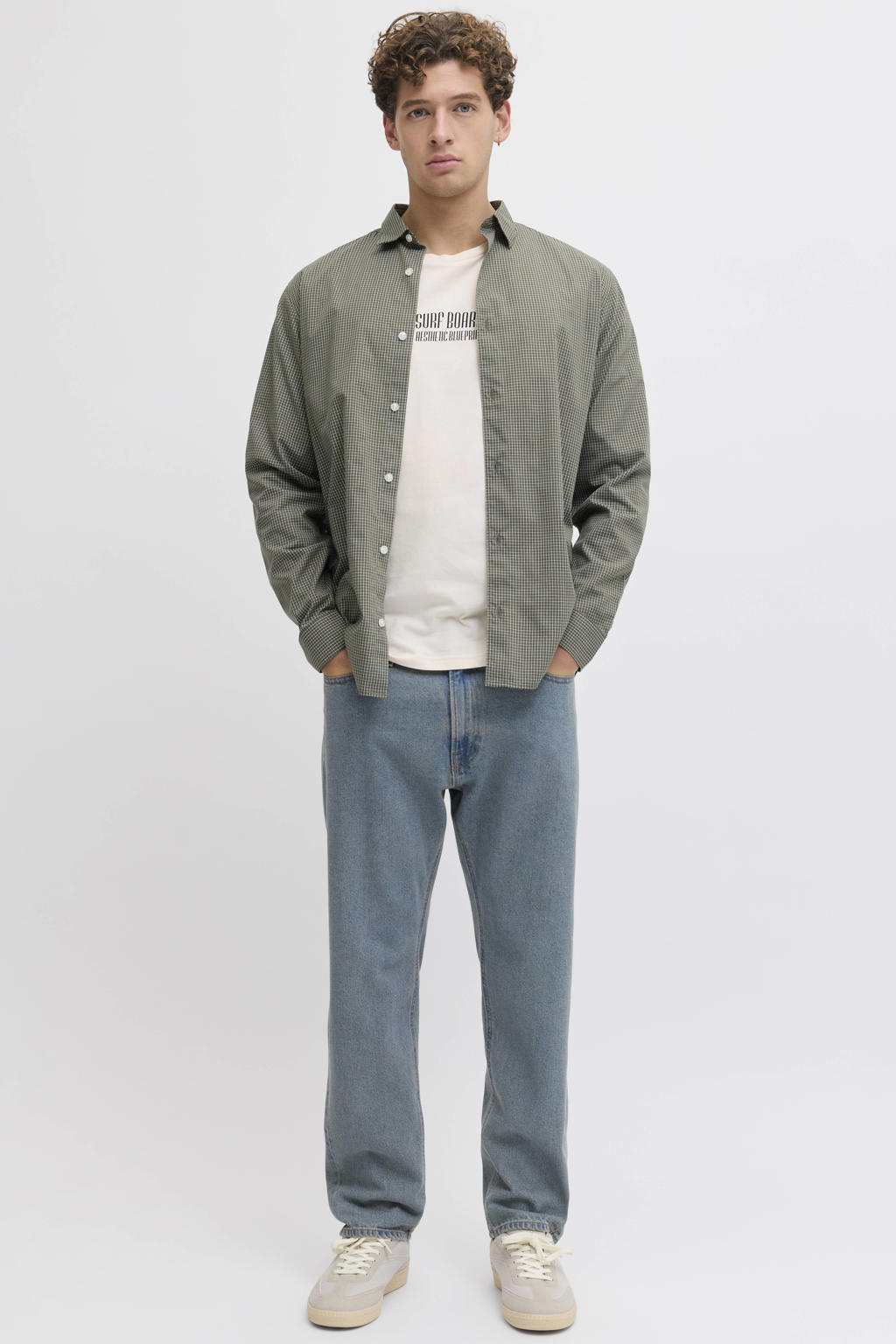 JJ REBEL JREBRYAN JJCRAFT relaxed fit jeans blue denim