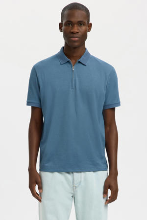 regular polo blauw