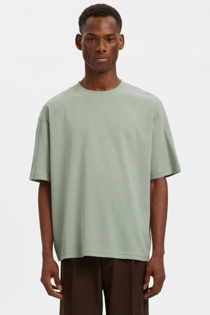 oversized T-shirt groen