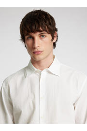 thumbnail: Selected regular casual overhemd ecru seersucker