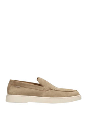 Mason suède loafers lichtbruin