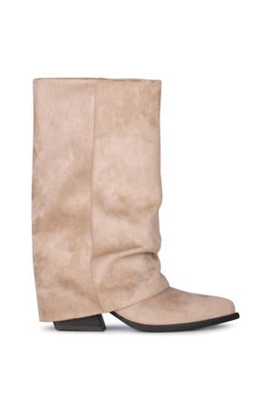 Lois cowboylaarzen met flap taupe