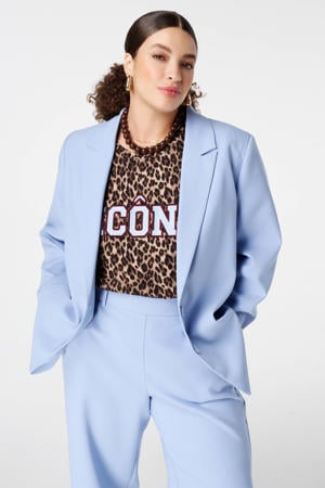 oversized blazer lichtblauw