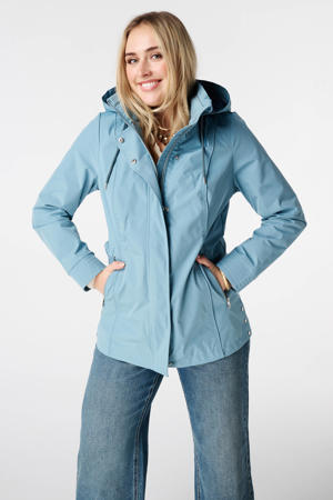 softshell jas blauw