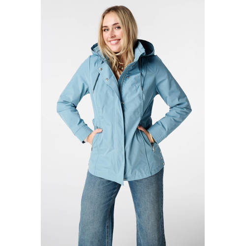 MS Mode softshell jas blauw afbeelding