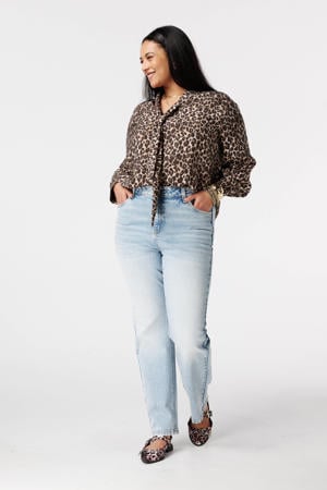 blouse bruin