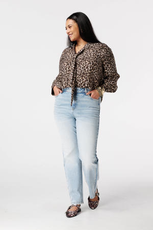 blouse bruin