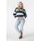MS Mode high waist skinny jeans light blue denim