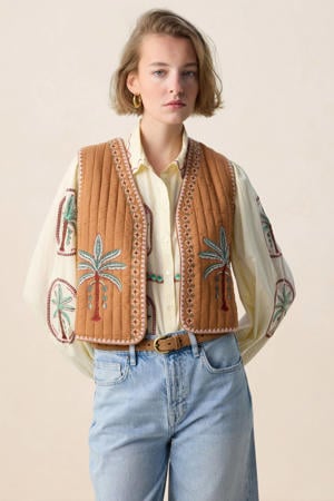 gilet bruin
