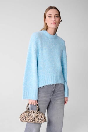 gebreide trui blauw