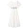Mango Kids maxi jurk wit
