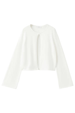 vest ecru fijn gebreid
