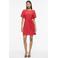 VILA mini jurk broderie rood
