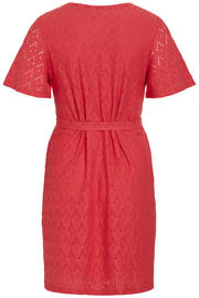 thumbnail: VILA mini jurk broderie rood