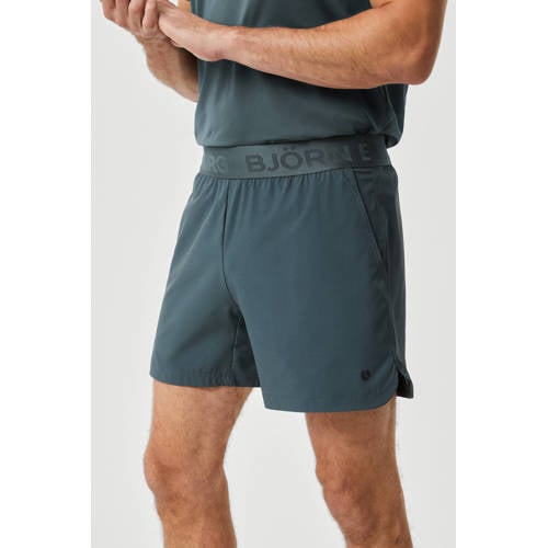 Björn Borg sportshort grijsgroen afbeelding
