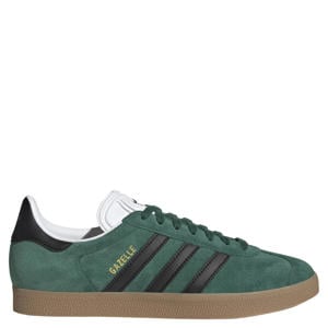 Gazelle sneakers donkergroen/zwart