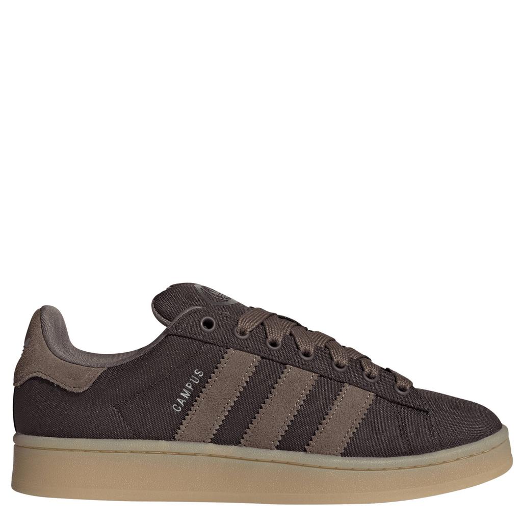 Donkerbruin en zandkleurige heren adidas Originals Campus 00s sneakers van suède-pu/voering: mesh/voetbed: eva met veters