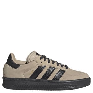 Samba XLG leren sneakers zand/zwart
