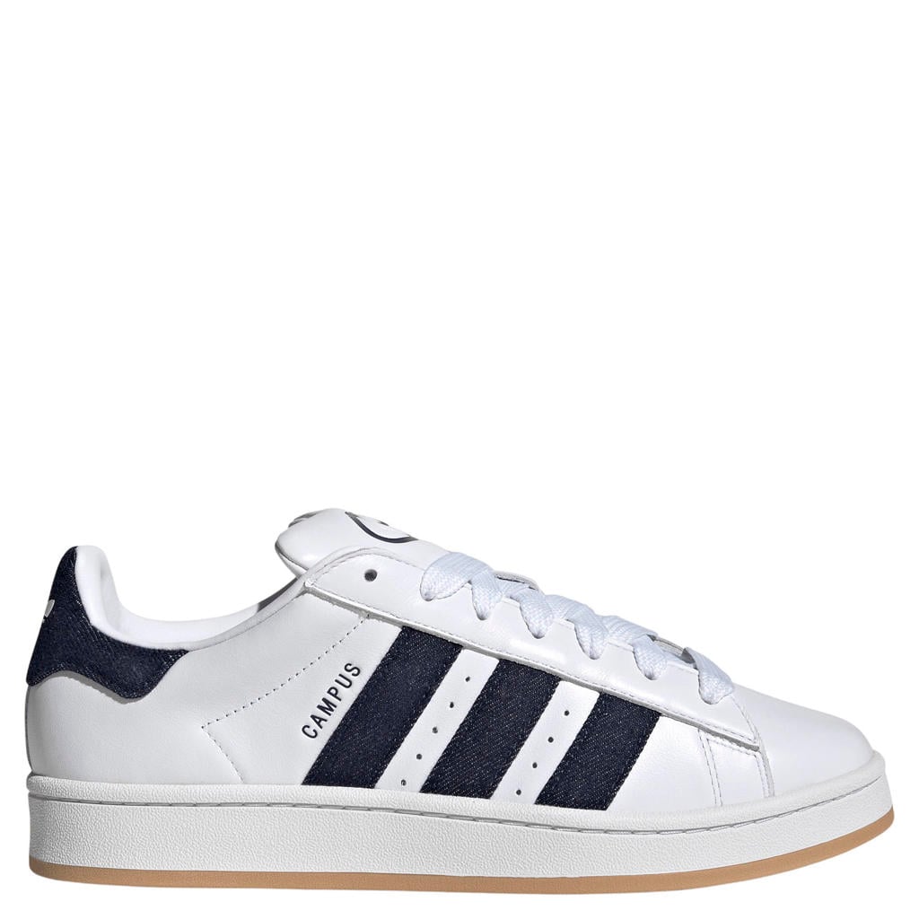 Wit en zwarte heren adidas Originals Campus 00s sneakers van suède-pu/voering: mesh/voetbed: eva met veters