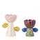Bloomingville kandelaar Florita (set  van 2) (12.5x8x15 cm)